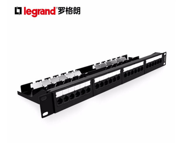 六類(lèi)非屏蔽24口模塊式配線(xiàn)架 632793-60（含模塊632707）