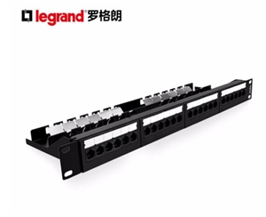 六類(lèi)非屏蔽24口模塊式配線(xiàn)架 632793-60（含模塊632707）